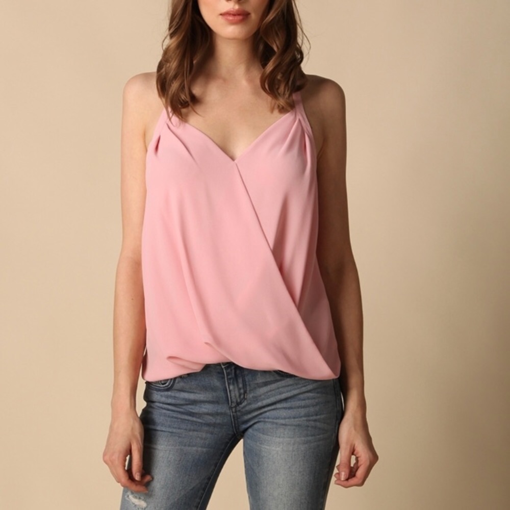 Surplice Tank Top
